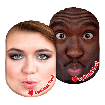 Face on sale photo cushion